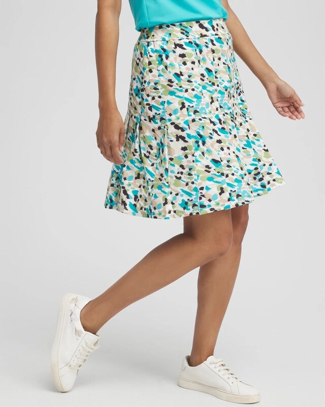 Zenergy UPF Floral Pleated Skort - image 1